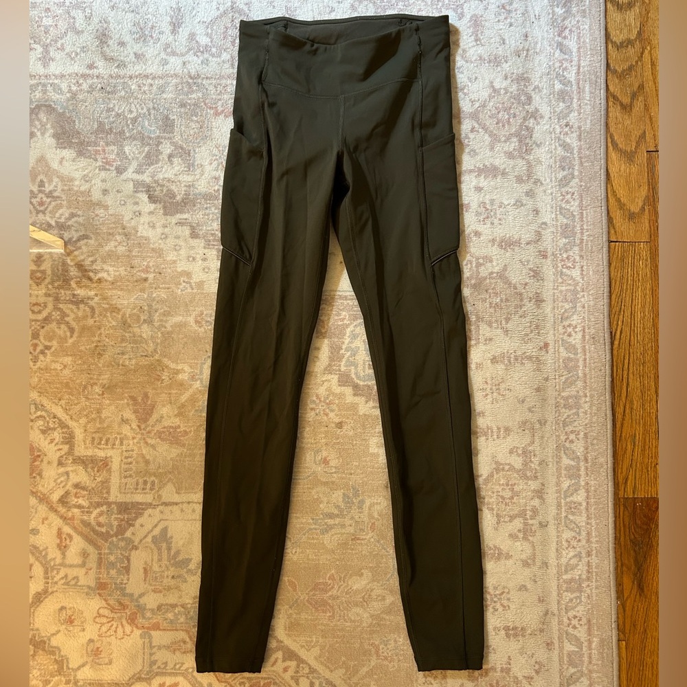 Lululemon Athletica Olive Leggings 25” Size 4